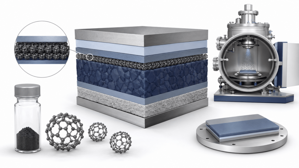 Fullerene Market 2026: C60 Demand, Applications, and Supply Outlook 11 High-purity C60 electron transport material in perovskite photovoltaic manufacturing research