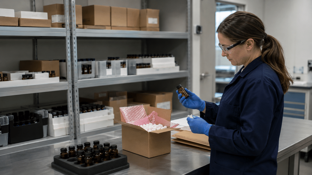 B2B Guide to Fullerene Distribution: Sourcing, Quality Control, and Industrial Market Opportunities 10 Analyst preparing fullerene samples for chromatographic and mass-spectrometry verification