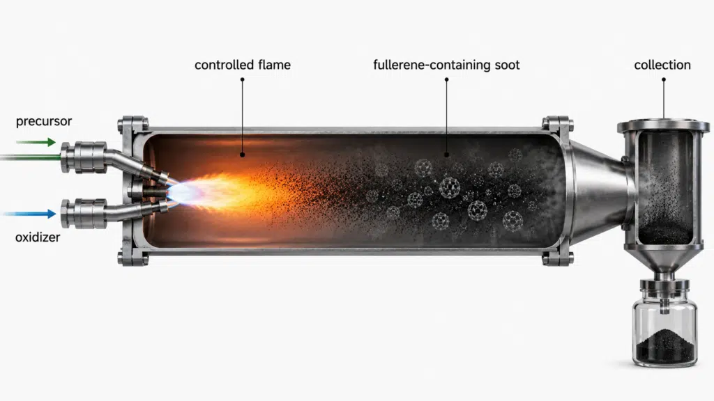 What is Continuous Combustion? 9 continuous combustion process for fullerene production