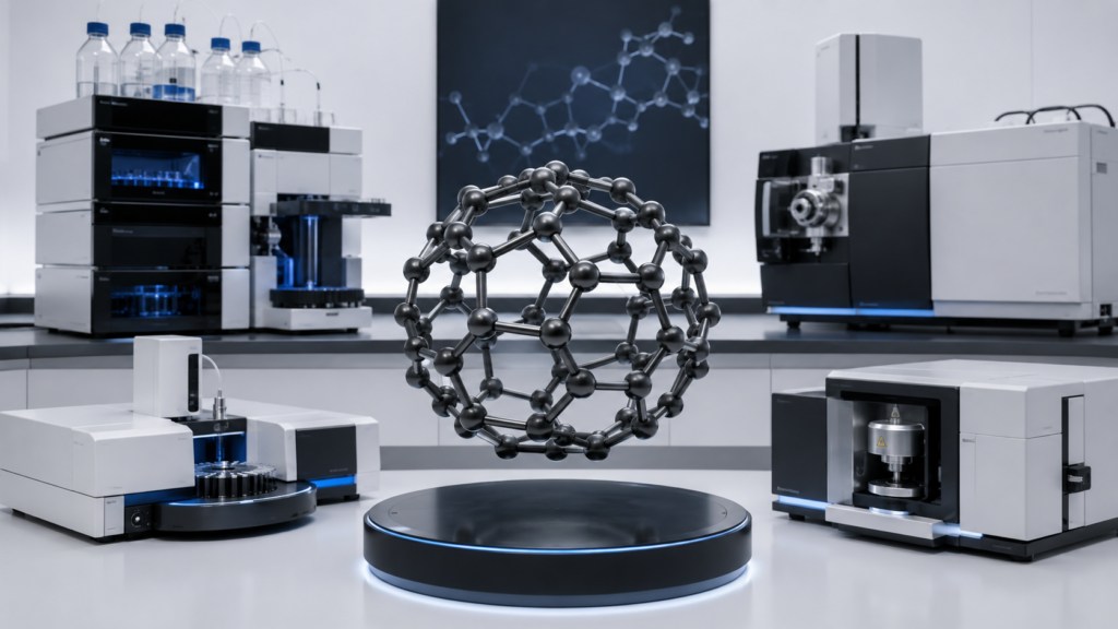 C60表征方法:HPLC、MS、ICP-MS和TGA揭示的内容 10 使用互补分析方法对富勒烯C60进行表征
