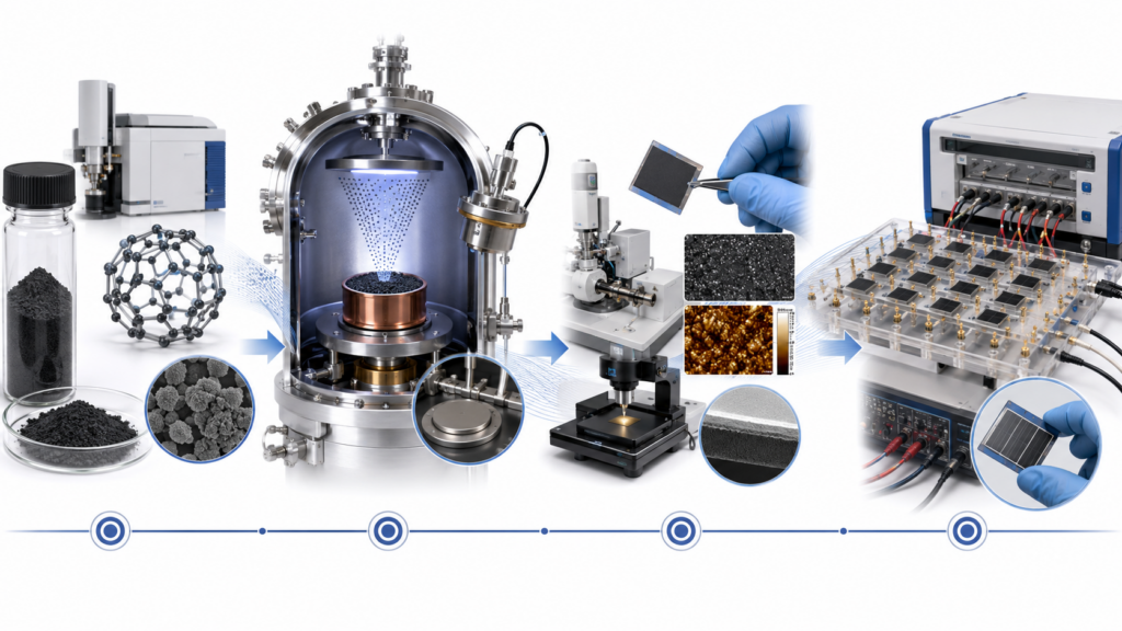 Thermal Evaporation of C60 Thin Films: Material Quality, Process Repeatability, and ETL Control 11 ChatGPT Image 2026年7月14日 14 49 34
